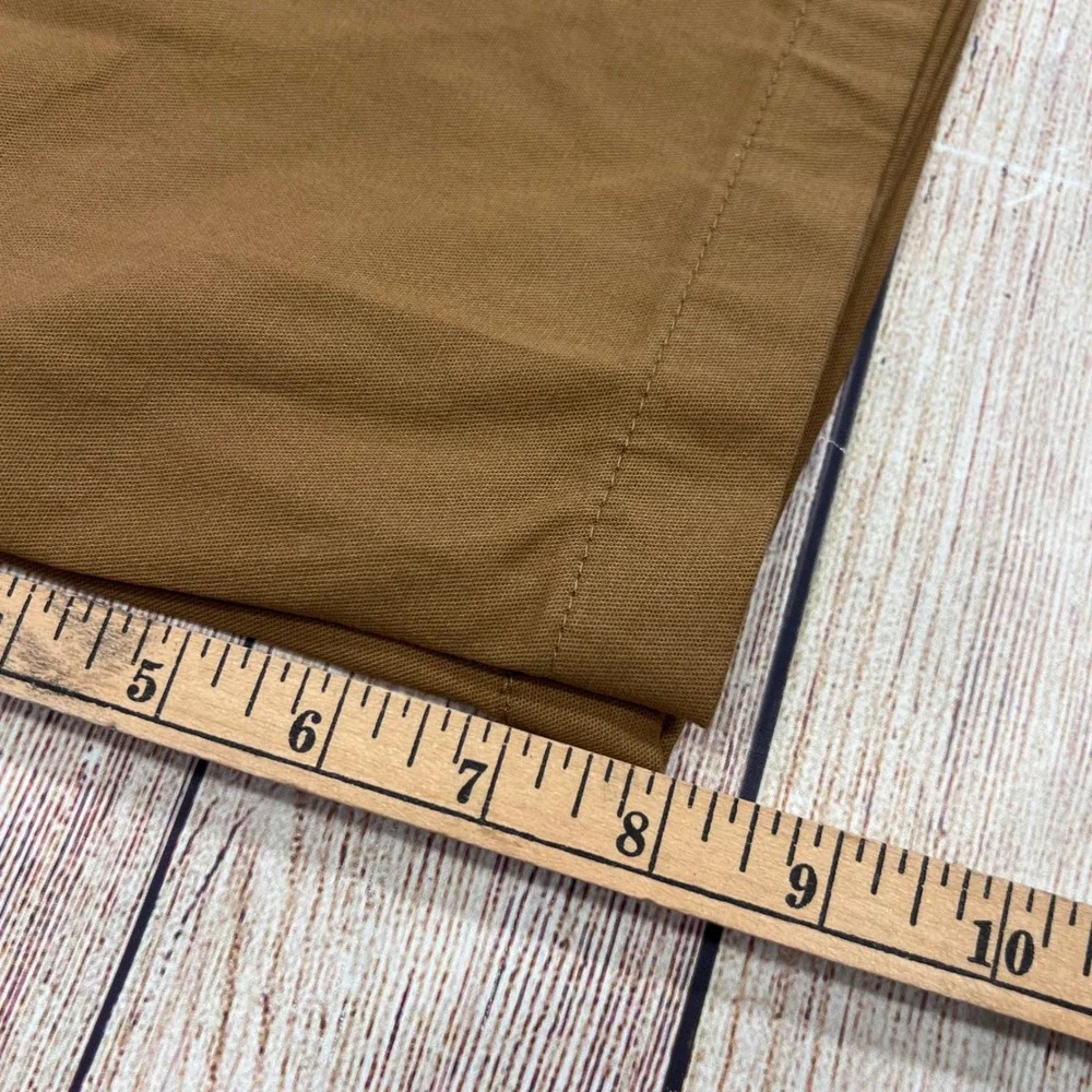 Old Navy Boys Brown Built-In Flex Chino Shorts Size 14 Adjustable Waist NWT